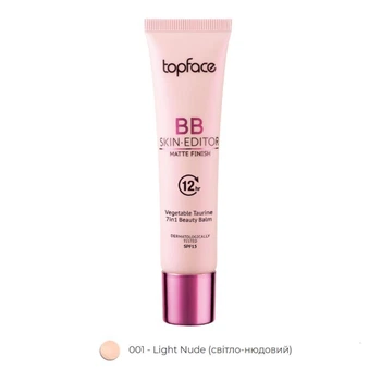 ВВ крем TopFace Skin Editor BB Matte Finish Beauty Balm PT462 [001], 30 мл