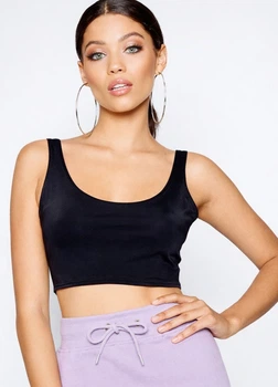 Топ женская Boohoo черный, размер L (STK002756-02)