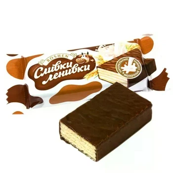 Конфеты Roshen Рошен Сливки-ленивки вафельные глазированные 1 кг