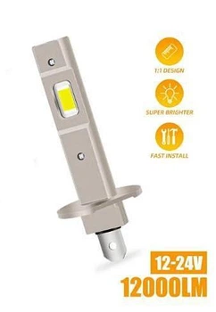 Мини LED лампа H1, узкий диод, светодиодная, Правильный пучок света, ближний или дальний свет 1шт
