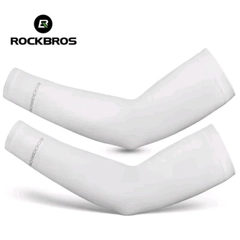Спортивні нарукавники ROCKBROS KD516 довгі еластичні рукава для спорту SML Білі (516)