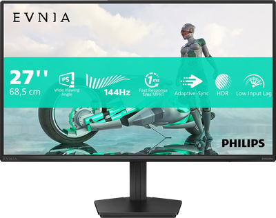 Монiтор 27" Evnia 27M2N3200NF/00 Black PHILIPS (teh0026629)