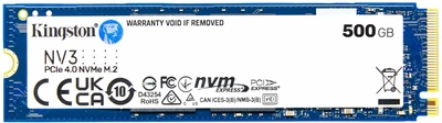 Накопитель SSD M.2 500GB PCIe 4.0 NV3 Kingston (2000003389476)