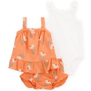 Комплект Carter's 3в1 боди, майка, шорты для девочки 81-86 см (1S528210_24M)