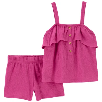 Комплект Carter's 2в1 майка и шорты для девочки 81-86 см (1Q484910_24M)