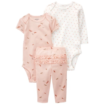 Комплект Carter's 3в1 лосини та 2 боді для дівчини 81-86 см (1P597210_24M)