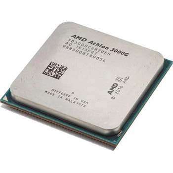 Процесор AMD sAM4 Athlon 3000G 2C/4T, 3.5GHz, 35Вт Tray (AMD Radeon Vega 3 Graphics)
