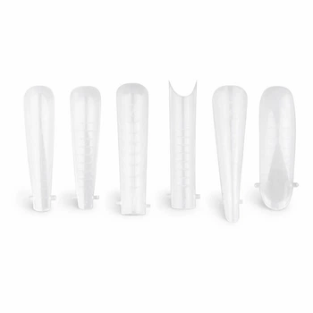 Верхние формы для наращивания ногтей GLOSS Nail Forms Super Mix, многоразовые, 144 шт