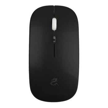 Беспроводная компьютерная мышь JEQANG JW-AP01 аккумуляторная 2.4G + Bluetooth, черная