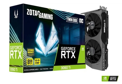 Відеокарта ZOTAC GAMING GeForce RTX 3060 Ti Twin Edge 8GB GDDR6 Б/В