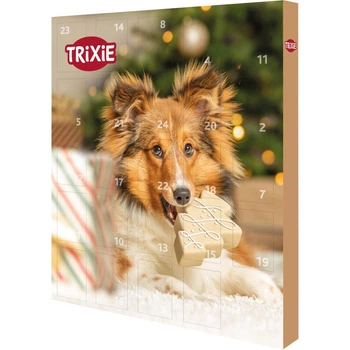 Адвент-календарь для собак Trixie Рождественский с лакомствами 30х34х3,5 см