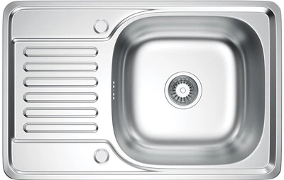 Zlew kuchenny Kernau KSS M 4566 1B1D Satin