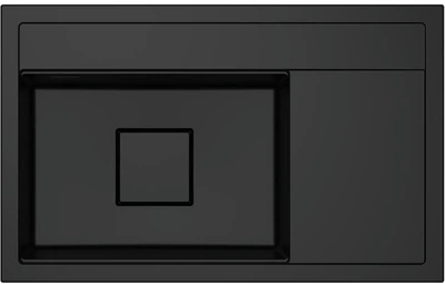 Кухонна мийка Kernau KGS R 5080 1B1D P Deep Black