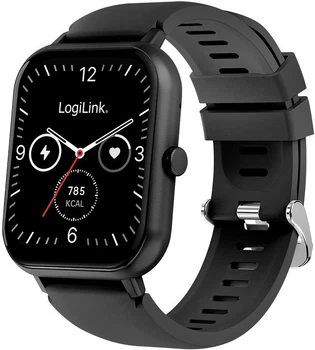 Smartwatch LogiLink SW0001B 1.83" Bluetooth 5.2 Black