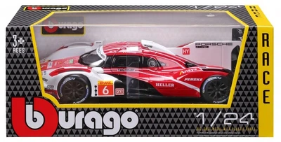 Металева модель автомобіля Bburago Race Porsche 963 1:24 28042 (4893993280421)