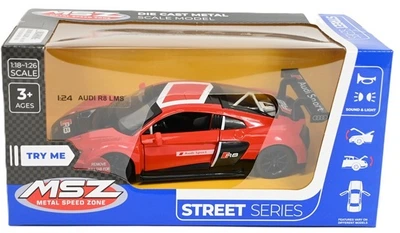 Металева модель автомобіля MSZ Audi R8 LMS 1:24 Червоний 23125 (4897071923125)