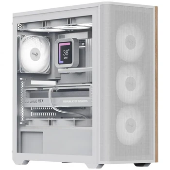 Корпус AeroCool D501A-G-WT-v2 (accm-ds01043.21) White без бп