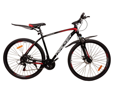 Велосипед CrossBike Tracker 29" 21" Чорний-Червоний