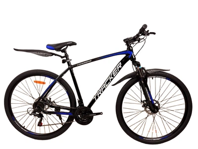 Велосипед CrossBike Tracker 29" 21" Чорний-Синій