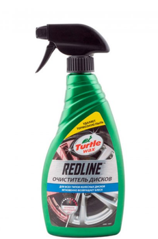 Очисник колісних дисків Turtle Wax Red Line 500 мл, засіб для очищення дисків від гальмівного пилу та бруду, для всіх типів дисків