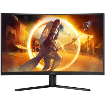 Монитор TFT 31.5" AOC CQ32G4VE, VA, QHD, 180Гц, 0,5 мс, изогнутый, 2хHDMI, DP, черно-серый