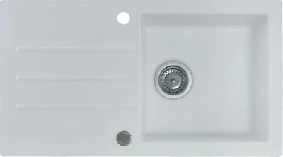 Zlew kuchenny Kernau KGS A 50 1B1D Pure White