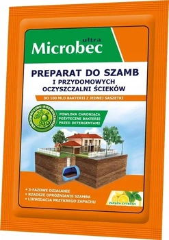 Средство Microbec Ultra для выгребных ям и септиков (лимон), 25 г