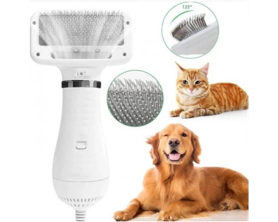 Фен-расчёска для шерсти Pet Grooming Dryer 2000 Вт три уровня температуры
