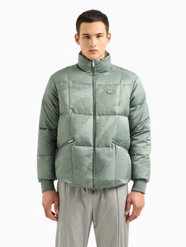 Пуховик Armani Exchange 8346104 Зелёный S WH4113