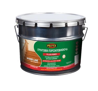 Грунтовка для захисту деревини порозаповнююча WOOD LINE PROTEX 9.3кг 10л