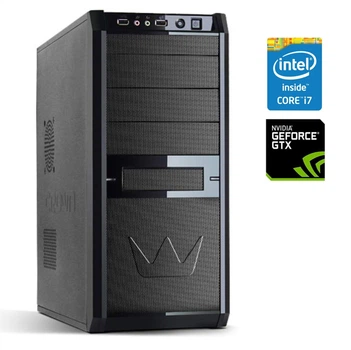 Игровой ПК Б-класс Crown CMC-46 Tower / Intel Core i7-3770 (4 (8) ядра по 3.4 - 3.9 GHz) / 8 GB DDR3 / 240 GB SSD + 500 GB HDD / nVidia GeForce GTX 1050 Ti, 4 GB GDDR5, 128-bit / 400W б/у