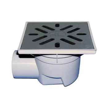 Дворовий трап Hutterer&Lechner HL605W серії Perfekt DN110 горизонтальний 244х244/226х226мм