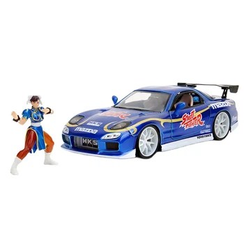 Машинка Jada Уличный боец Mazda RX-7 с фигуркой Чан-ли 1:24 (253255062)
