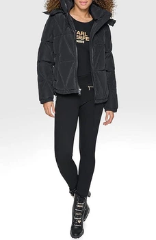 Жіноча стьобана пухова куртка KARL LAGERFELD LWQMD595BM розмір M