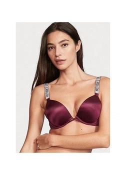 Бюстгальтер Victoria's Secret Bombshell на подвійному суперпушап бордовий розмір 36C (80C)