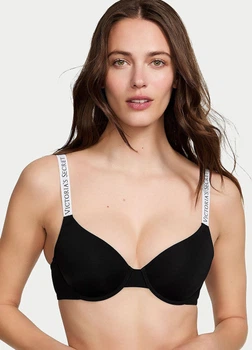 Бюстгальтер Victoria's Secret Demi чорно-білий розмір 36B (80B)