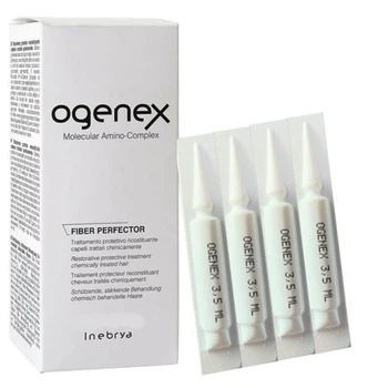 Система відновлення, зміцнення та захисту волосся Inebrya Ogenex Fiber Perfector, 3,5 мл