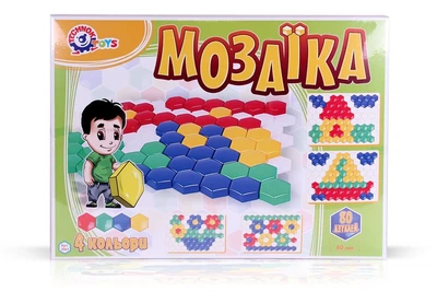 Мозаика для малышей 1 ТехноК 80 элементов 2063
