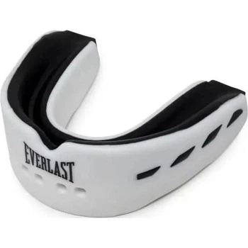 Капа для бокса Everlast EVERSHIELD DOUBLE MOUTH GUARD Черный, Белый One Size (P00003602)