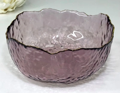 Салатник "Золота Маківка", середній, розовий, 600 мл, 16,5x6,5 см