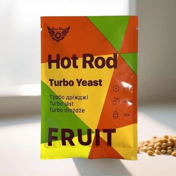 Турбо-дрожжи для фруктовых настоев Hot Rod Distiller Fruit 25 л, 60 г D0302