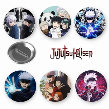 Набор закатный значков Jujutsu Kaisen Магическая битва Сатору Годжо 6 шт (МБ03358)