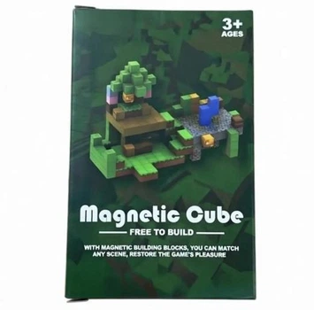 Магнитный конструктор Magnetic Cube 12 куб 3 шт
