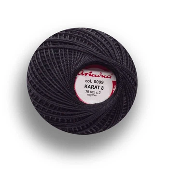 НИТКИ "KARAT" (1шт) цвет черный 099