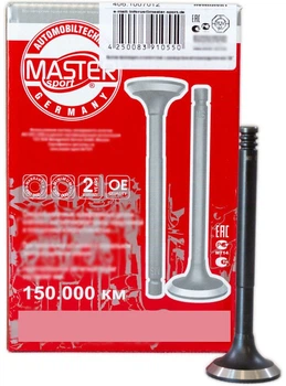 Клапан ВАЗ 21083 Master впуск, к-т (4 шт., двигун 1500)