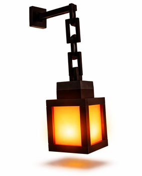 Ночник Майнкрафт LED "Фонарь души" (Soul Lantern) настенный-аккумуляторный светильник 16 цветов