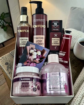 Подарунковий набір косметики No Brand в стилі Tom Ford Lost Cherry 6 в 1