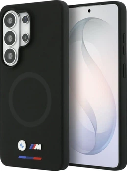 Etui BMW M Silicone MagSafe do Samsung Galaxy S26 Ultra Black (BMHMS26L25SITBOK)