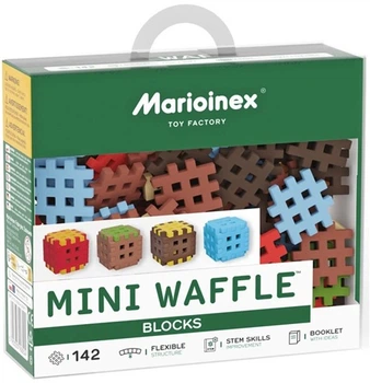 Klocki konstrukcyjne Marioinex Mini Waffle 142 elementy 08204 (5903033908204)