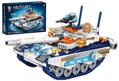 Klocki konstrukcyjne Adar czołg 432 elementy 30758 (5901271630758)